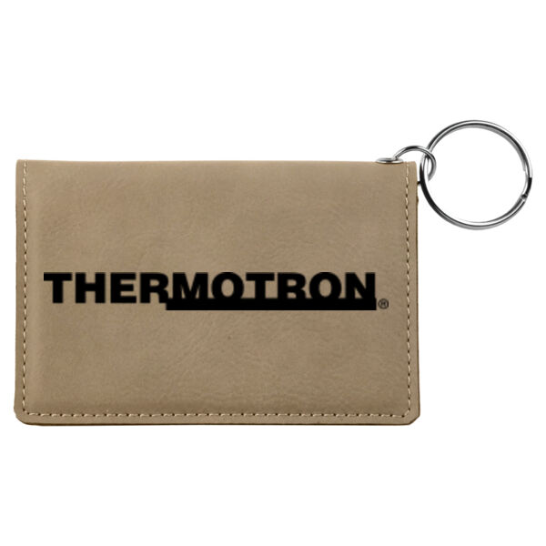 Thermotron - Laserable Leatherette Keychain/ID Holder Thumbnail